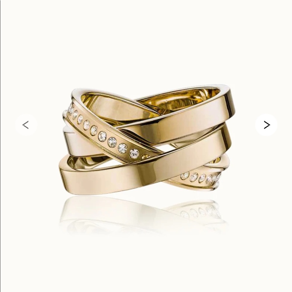 Vita Fede Cassio Pave Ring - NWT